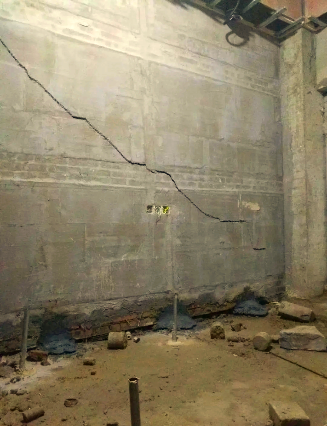 张家口怀来县房屋下沉加固