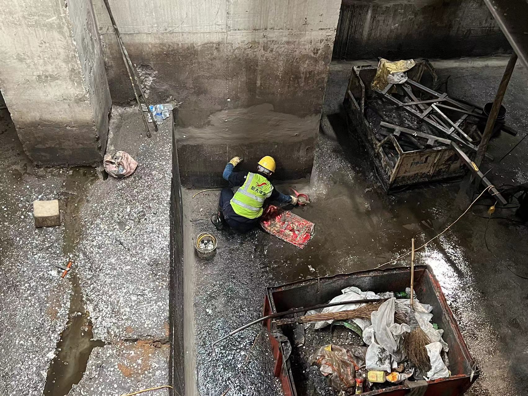 张家口怀来县基坑渗漏水堵漏